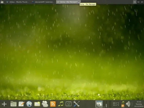 Gallery thumbnail: Sshot 20100112 Xfce Sidux
