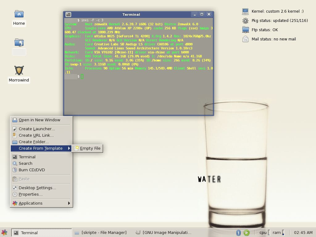 Sshot 20090506 Xfce Zenwalk